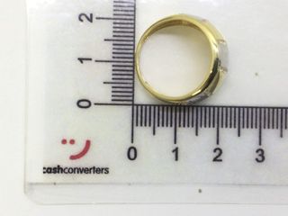 anillo oro 18k con piedra con circonita