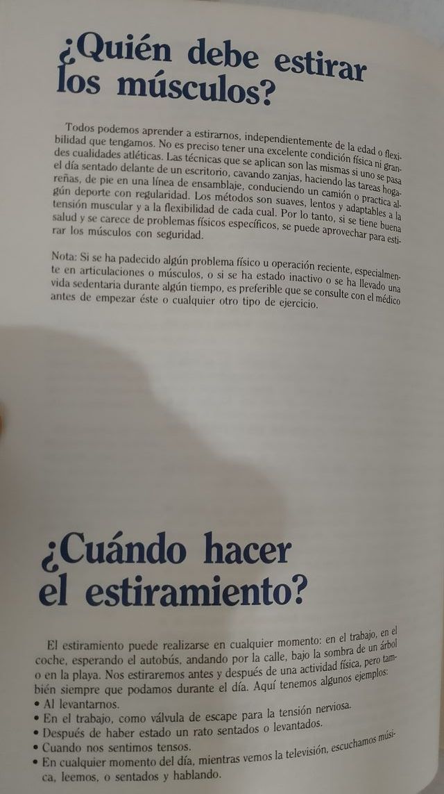 Estirandose (Flexibilidad y Relajacion)