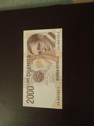 Banconota 2000 Lire Marconi - Nuova