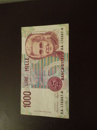 Banconota 1000 Lire Italia 1990