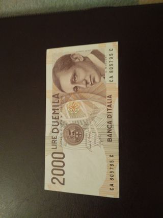 Banconota 2000 Lire Italia - 1990
