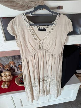 Twin-Set Simona Barbieri Abito Beige