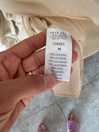 Twin-Set Simona Barbieri Abito Beige