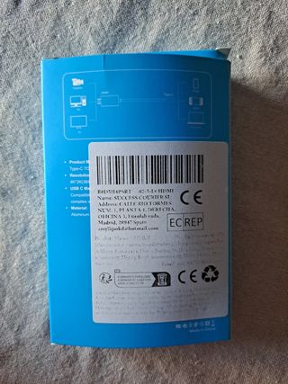 Cable USB-C a HDMI 4K
