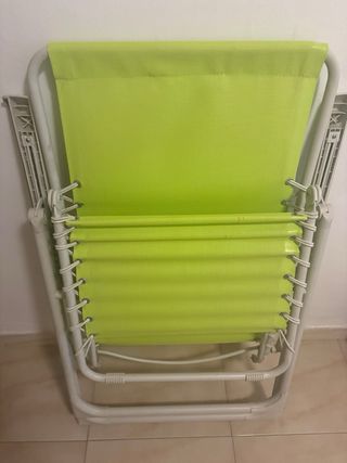 Tumbona Relax Verde Lima - Plegable