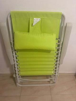 Tumbona Relax Verde Lima - Plegable