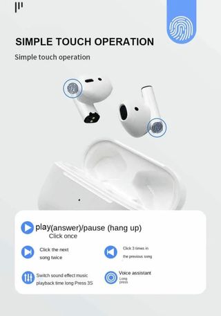 Auriculares aTWS Pro 5s mini blancos