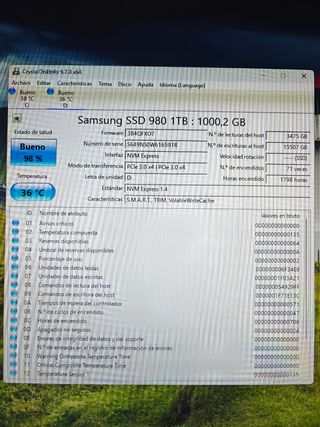 SSD Samsung 980 1TB NVMe