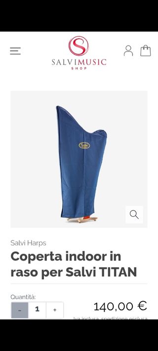 Coperta arpa Salvi Titan