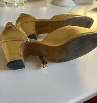 Zapatos baile dorados Poco usados