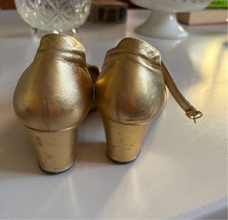 Zapatos baile dorados Poco usados