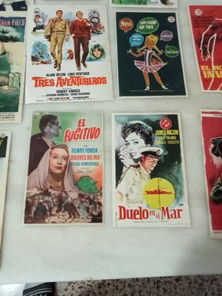 Cartelera Cine Vintage: 12 postales