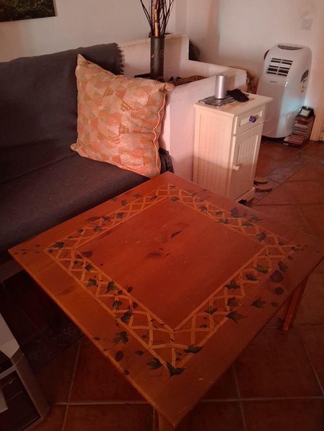 Mesa madera vintage - pequeña