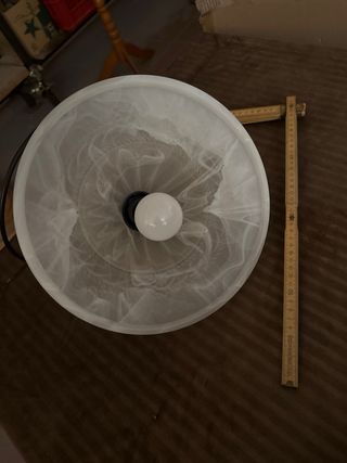 Lampadario Cucina Bianco Vetro Metallo