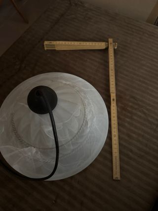 Lampadario Cucina Bianco Vetro Metallo