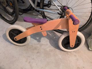 Bicicleta infantil de madera Wishbone