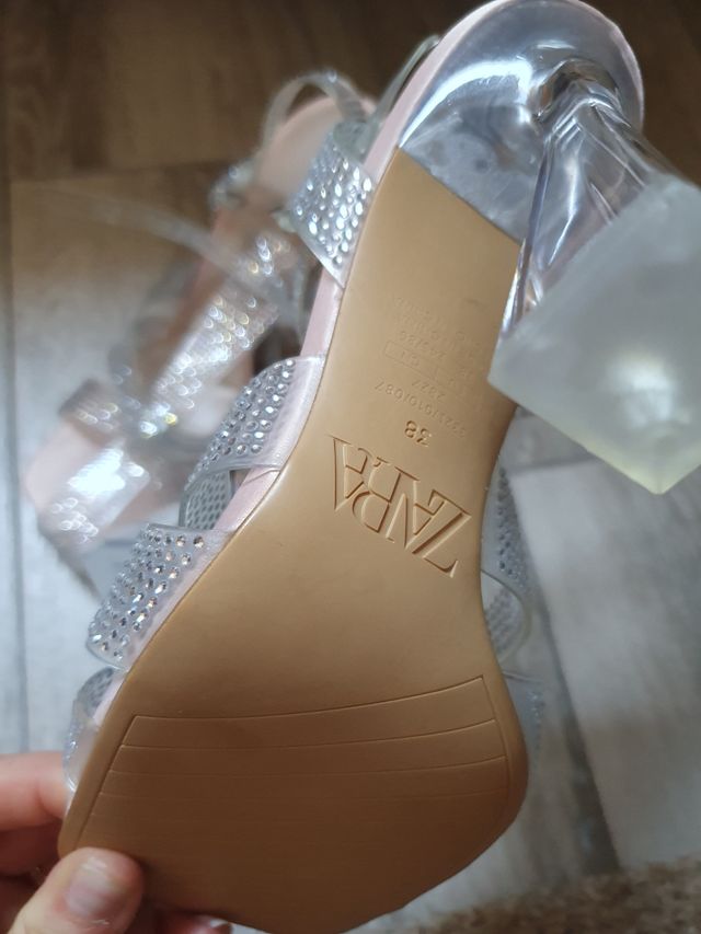 Sandalias Zara brillantes