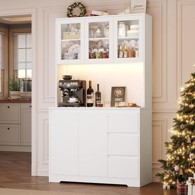 Armadio da cucina bianco - Credenza per sala da pranzo
