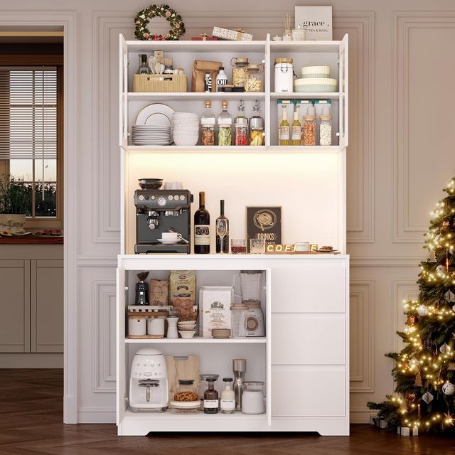 Armadio da cucina bianco - Credenza per sala da pranzo