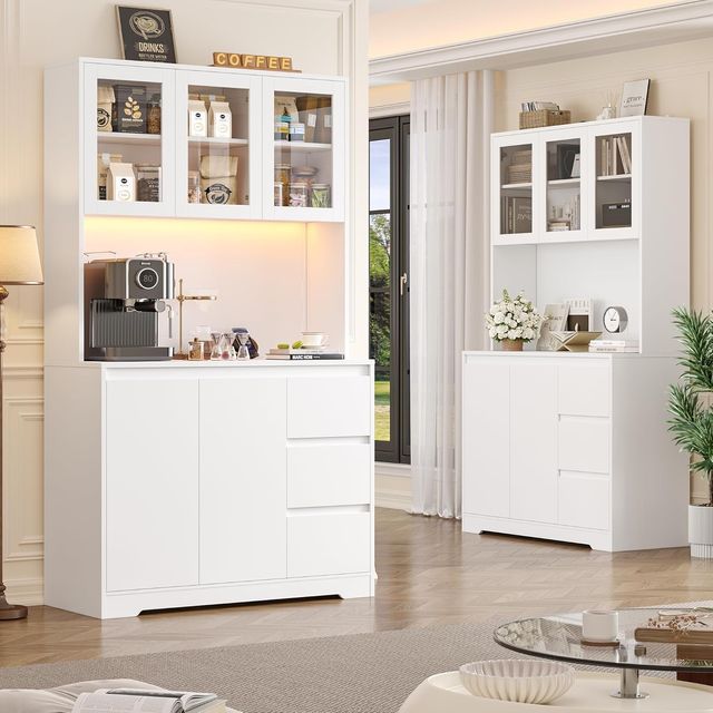 Armadio da cucina bianco - Credenza per sala da pranzo