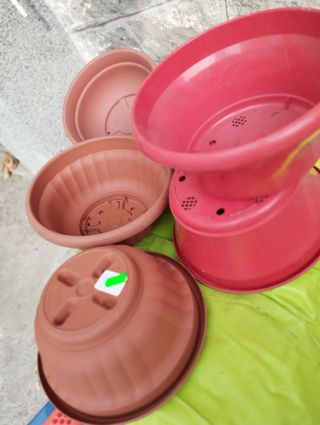 6 Ciotole Plastica 18cm