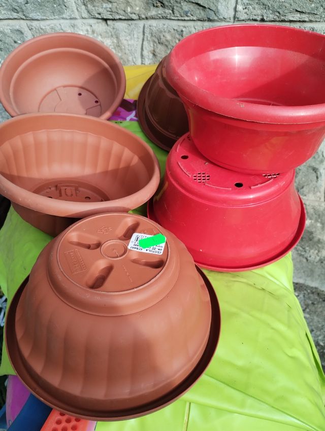 6 Ciotole Plastica 18cm