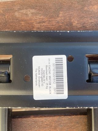 Soporte TV - 25kg - Negro