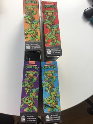 TMNT Tortugas Ninja - 4 Figuras Arcade