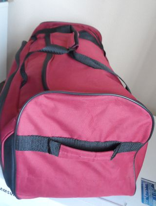 Bolsa viaje TAG roja 60cm