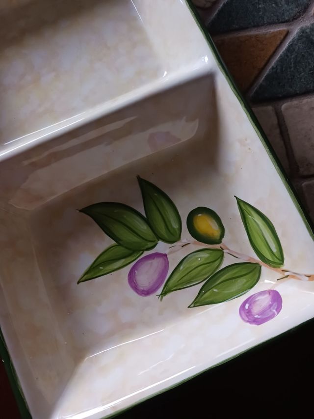 Antipastiera 3 scomparti - Ceramica