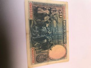 Billete 50 Pesetas España 1928