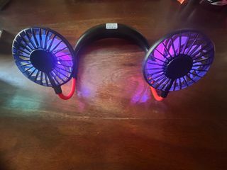 Ventilatore collo/scrivania portatile doppio