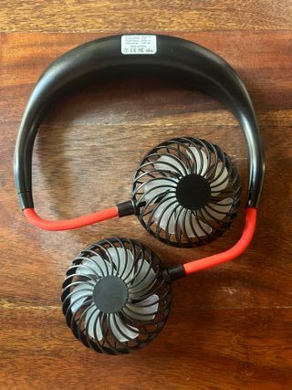 Ventilatore collo/scrivania portatile doppio