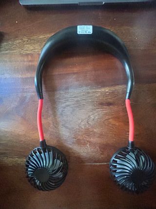 Ventilatore collo/scrivania portatile doppio