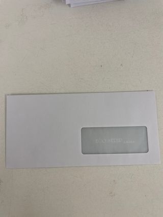 Buste con finestra ECO STRIP LASER