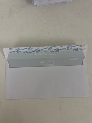 Buste con finestra ECO STRIP LASER