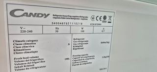 Nevera Candy frigorífico