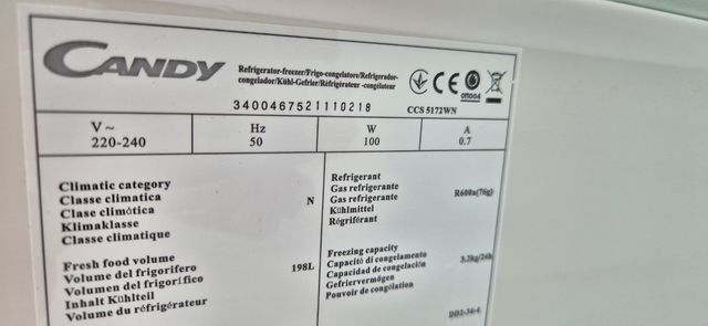 Nevera Candy frigorífico