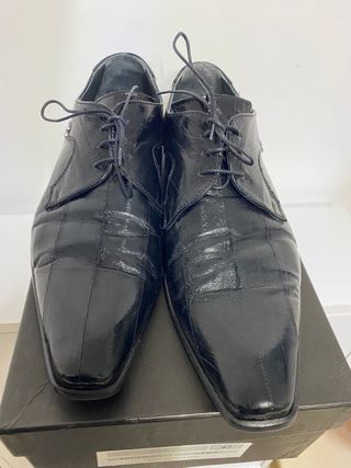 Scarpe Uomo Pelle Nera 42
