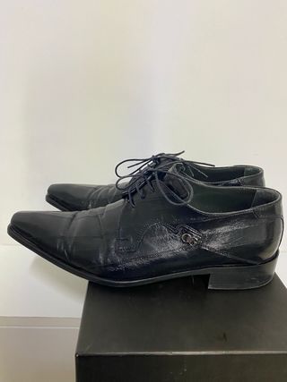 Scarpe Uomo Pelle Nera 42