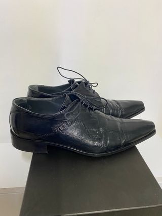 Scarpe Uomo Pelle Nera 42