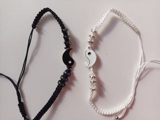 Pulseras Yin Yang - Blanco y Negro