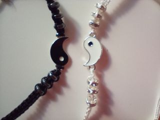 Pulseras Yin Yang - Blanco y Negro