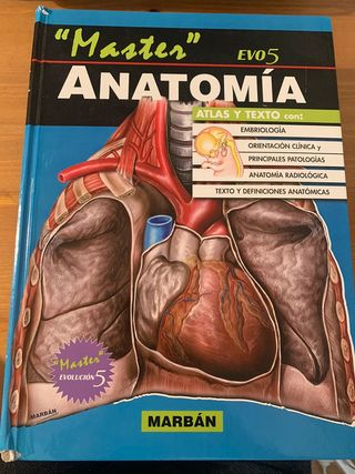Maater" EVO5 ANATOMÍA ATLAS Y TEXTO con: EMBRIOLOG
