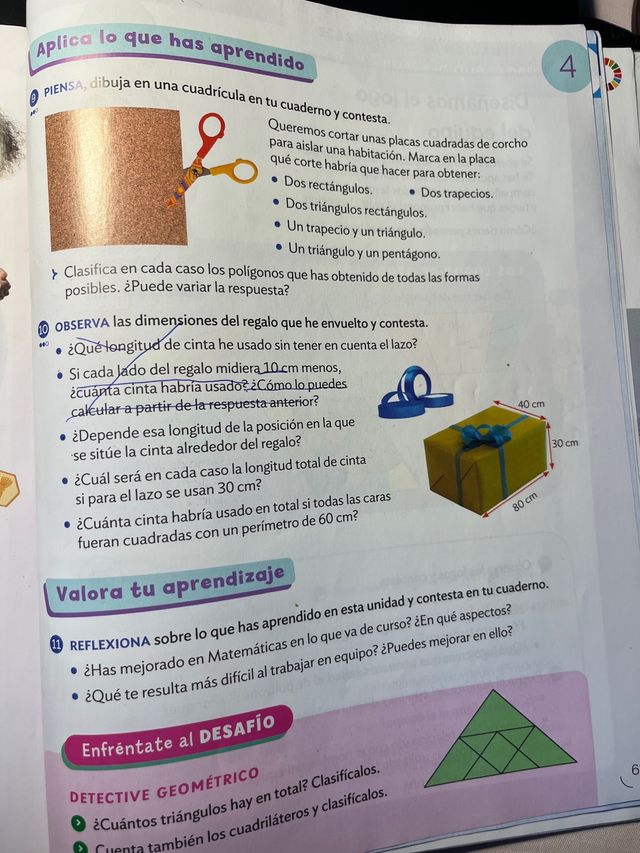 matemáticas y lengua 4