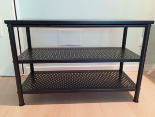 Banco zapatero IKEA Pinnig negro. NUEVO