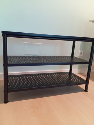 Banco zapatero IKEA Pinnig negro. NUEVO