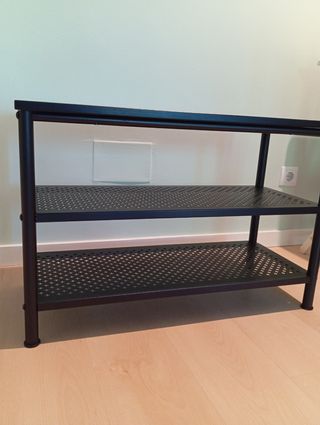 Banco zapatero IKEA Pinnig negro. NUEVO