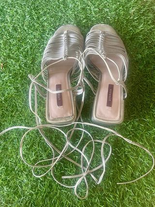 Sandalias Uterqüe Plata
