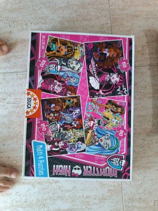 Puzzle Monster High (4x150 piezas)